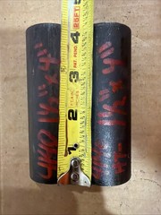 4140 Hot Rolled Steel Bar Round Stock Heat Treated 1 1/2” OD x ~ 4” Lot of 2