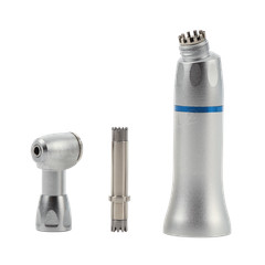 NSK Style Dental Slow Low Speed Contra Angle Handpiece Push Button E-Type Attach