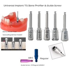 Universal Hiossen Adin Zimmer Mis Implant System Bone Profiler &Guide Screw Kit