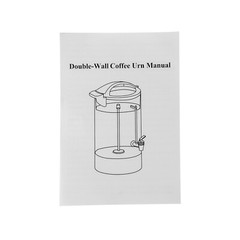 2.11-Gallon Stainless Steel Coffee Urn Commercial Dispenser for Tea Coffee Cater