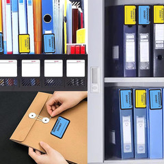 Legal Yellow Plaintiff’S Exhibit Blue Defendant’S Exhibit Stickers 1.65 X 1 Inch