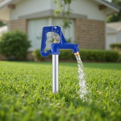 Reinforced Construction Yard Hydrant 3.22FT Stem 12in Depth Weatherproof