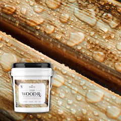 Clear Woodrx plus 5 Gal. Bucket Exterior Wood Sealer and Water Repellent