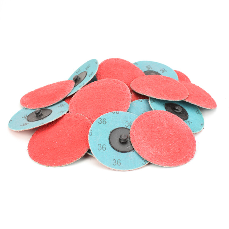 50 Pack – 3″ Inch 36 Grit Ceramic Quick Change Sanding Discs Type R Roloc