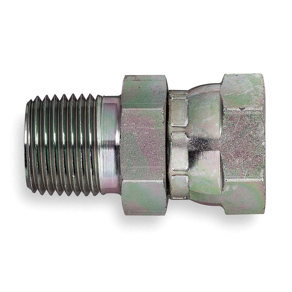 AEROQUIP 2045-2-4S Hose Adapter,1/8″,NPSM,1/4″,NPTF 38YN27