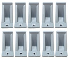 Light Grey Plastic Roof Mini Snow Ice Guard – 10 Pack Prevent Sliding Snow