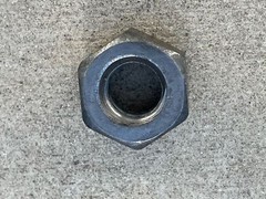 Sandbaggy 1/2″ Hex Coil Rod Nuts (Threaded) – Plain Steel