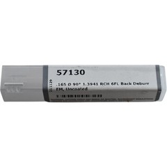 NEW Harvey Tool 57130 Carbide Back Deburring Mill – .165” Head Dia. – 90 – 6 Fl