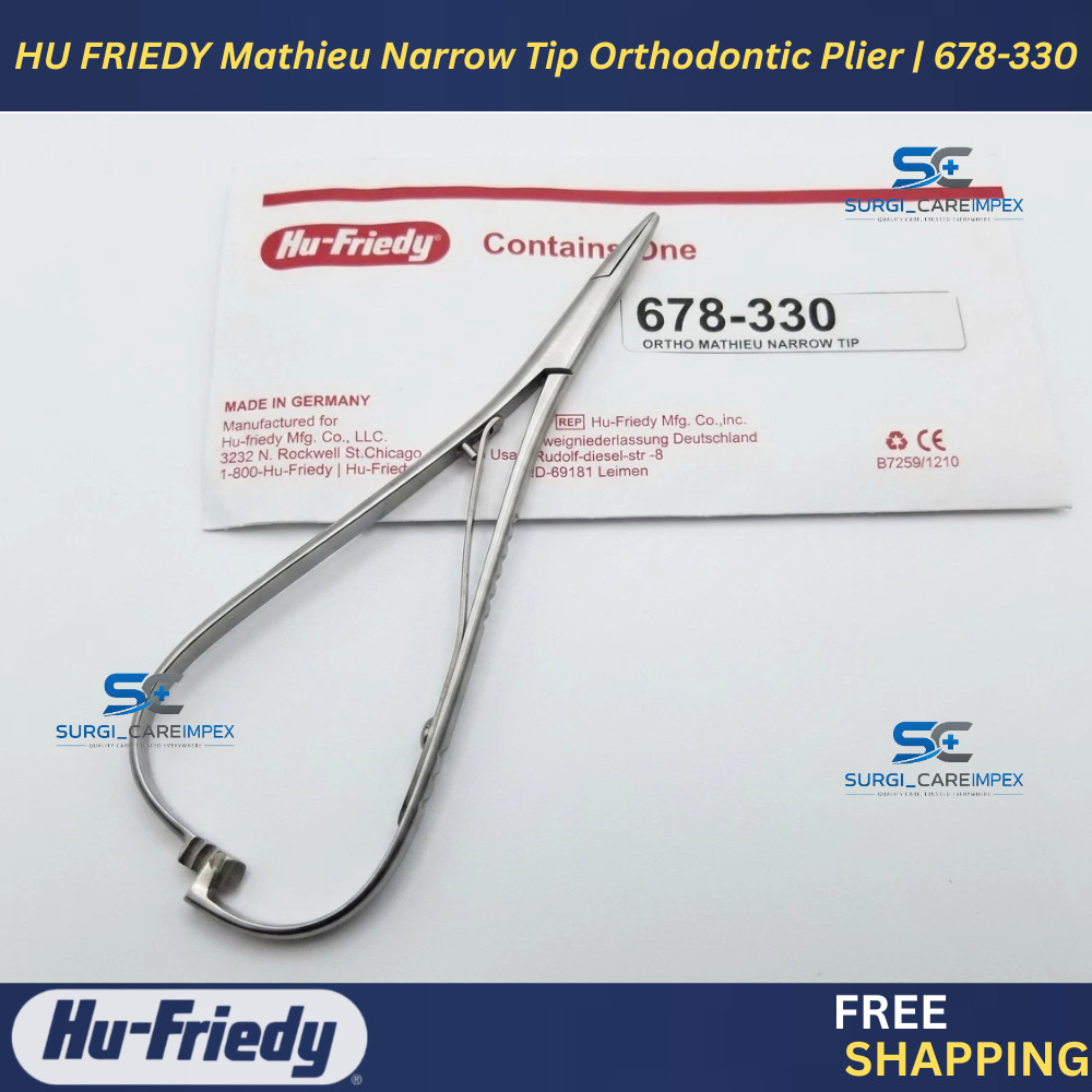 HU FRIEDY Mathieu Narrow Tip Orthodontic Plier | 678-330