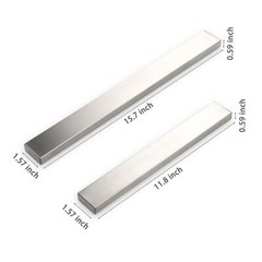 16″ Magnetic Knife Holder Rack Block Kitchen Bar Magnet Strip Organizer Wall Kit