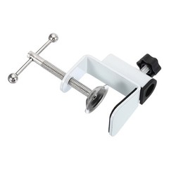 0.47″ Mount Dia. Universal C-Clamp Table Lamp Mic Arm Desk Clamp White
