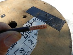 6 AWG 600 Volt THHN or THWN Stranded Copper Building Wire BLACK Per Foot