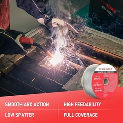 2Lb Gasless MIG Wire, .030-Inch Self-Shielding Flux Core for Effortless Welding