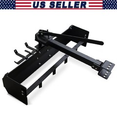 42″ Hitch Tow Behind Box Scraper Fit for ATV UTV Grader, Lawn Tractor Attachment