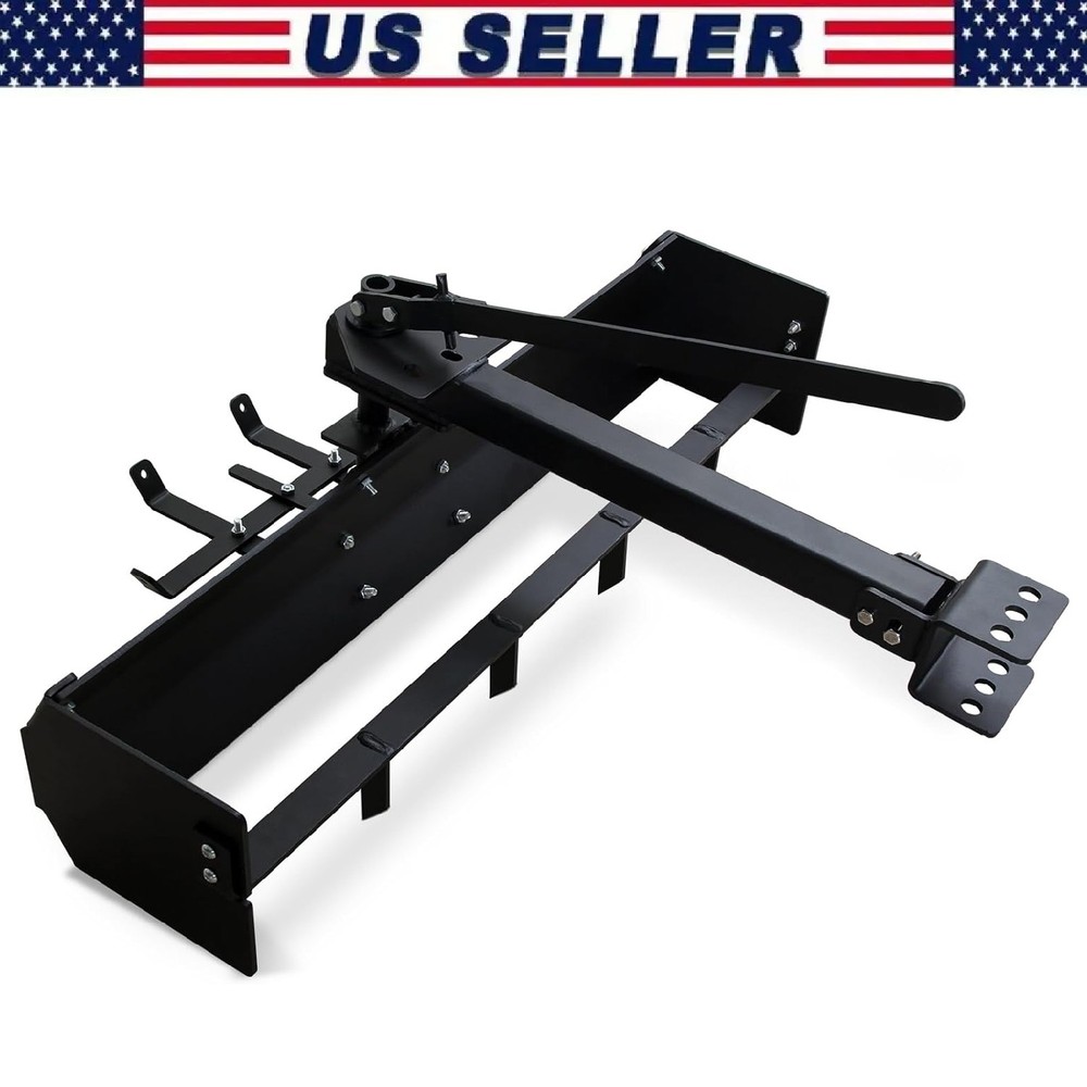 42″ Tow Behind Box Scraper ,Steel Lawn Tractor Attachment for ATV UTV Box Blade
