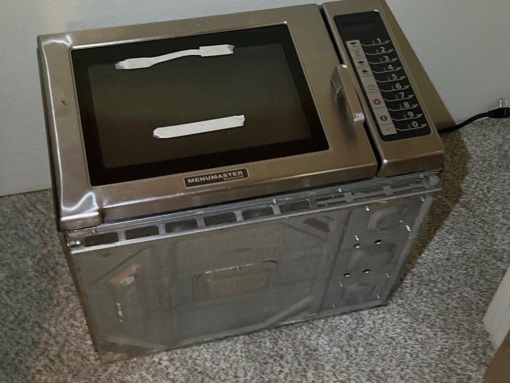 Menumaster Commercial Microwave Oven Stainless Steel Digital Keypad