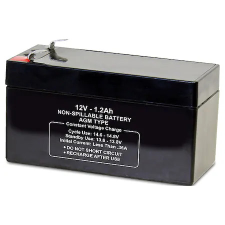 Battery, Sealed Lead Acid, 1.2Ah, Faston, 2Ukg9
