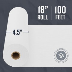 Bryco Goods White Kraft Butcher Paper Roll – 18″ 18 Inches x 100 Feet,