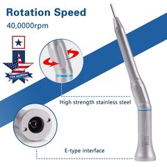 Surgical Dental 20 Degree Straight Head 1:1 Direct Drive Operation Handpiece