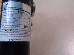 USED TRI-STAR ARROW PNEUMATIC VALVE W/ GAUGE F363F5-SY, R352 FREE SHIPPING