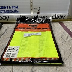 Ergodyne GloWear 8205Z High Visibility Sleeveless Safety Vest Size LIME XXL 3XL