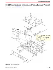 BEST 30H-40H? series 492Y Commercial Door Lock Dead Bolt Sub Assembly B35035
