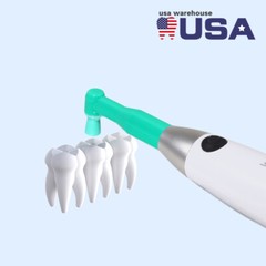 US Dental 1:1 LED Fiber Optic Internal Water Spray Contra Angle Handpiece SANDEN