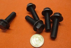 Flange Tap Bolt, Steel 10.9 Metric, FT, M12 x 1.75 x 40 mm Length, 20 Pc