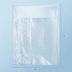 Large Reclosable Storage Bags 50 Pack 18 x 24 Inches 5 Gallon Resealable Zipper