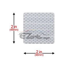 3M Diamond Grade White Conspicuity Tape 2″ x 2″ CE Approved Reflective Safety