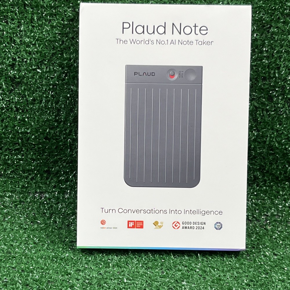 Plaud Note NB-100 Empowered AI Voice Recorder & Note Taker 64GB Silver New