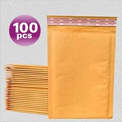 Fantasybuy® 100 #7 Kraft Bubble Padded Envelopes Mailers 14.25 X 19