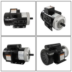 5HP Electric Motor 3450RPM 56C Frame 5/8″ Shaft 60HZ TEFC Single Phase 208-230V