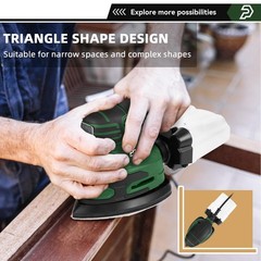 Prostormer Detail Sander, 13000RPM Mouse Sander, 1.6A Electric Palm Sanders w…