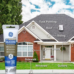 Advanced Silicone Caulk – 100% Waterproof Sealant for Windows & Doors