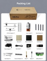 K15 Pro Laser Engraver 10W-Laser Engraving Machine for Coated Metal Wood Acrylic