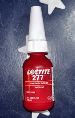 Loctite 277 10mL RED High Strength Threadlocker 0.34FL. OZ. 231089 EXP 12/2026