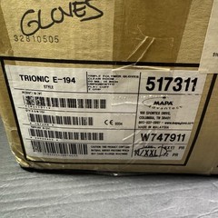(72 Pair) Mapa Cleanroom Gloves E-194, Tri Polymer, ISO 4, 20 mil, Size 11 / XXL