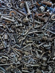 Bulk Assorted Loose BOLTS SCREWS NAILS junk drawer hardware lot 6 POUNDS