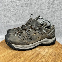Keen Utility Atlanta Cool ll Work Shoes Womens 7.5 W Leather Composite Toe Brown