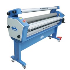 USA QOMOLANGMA 55in Full-auto Wide Format Cold Laminator with Top Heat Assisted