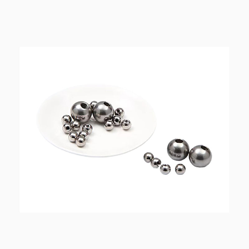 Ø2mm-60mm Stainless Steel Balls Bearing Drilling Ball With Through Hole 1mm-6mm