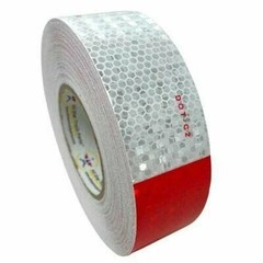 Conspicuity Tape DOT-C2 Approved Reflective Trailer Red White 2”x75’ -1 Roll