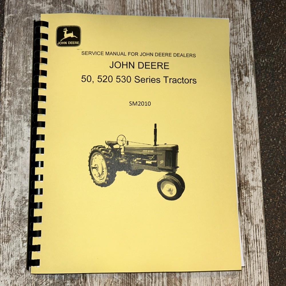 John Deere Model 50 Full Service Shop Manual SM2010