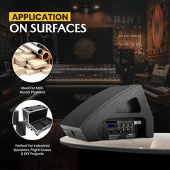 1 Quart Black Speaker Paint, Professional Texture Coating for Road Cases New