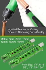 Flaring Tool Kit 1/4in – 3/4in Single Flare Tool HVAC 45° Eccentric Type Flare