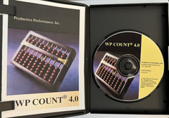 Vintage WP Count 4.0 CD w/Manual for MS Word by Productive Performance