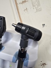 Welch Allyn 777 Wall Mount Otoscope System With 11720 and 23810 Heads working