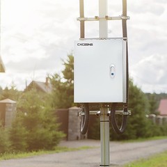 Outdoor Electrical Box 12 x 10 x 6”D NEMA 4X Enclosure Steel Box, Waterproof