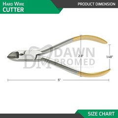 TC Ligature Wire Cutter Orthodontic Soft & Hard Wire Cutting Straight German Gr